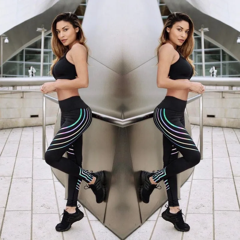 2018 Glow Fashionable And Sexy Leggings With Breathable Material