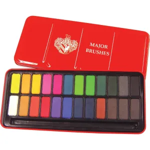24-block Watercolour Tin