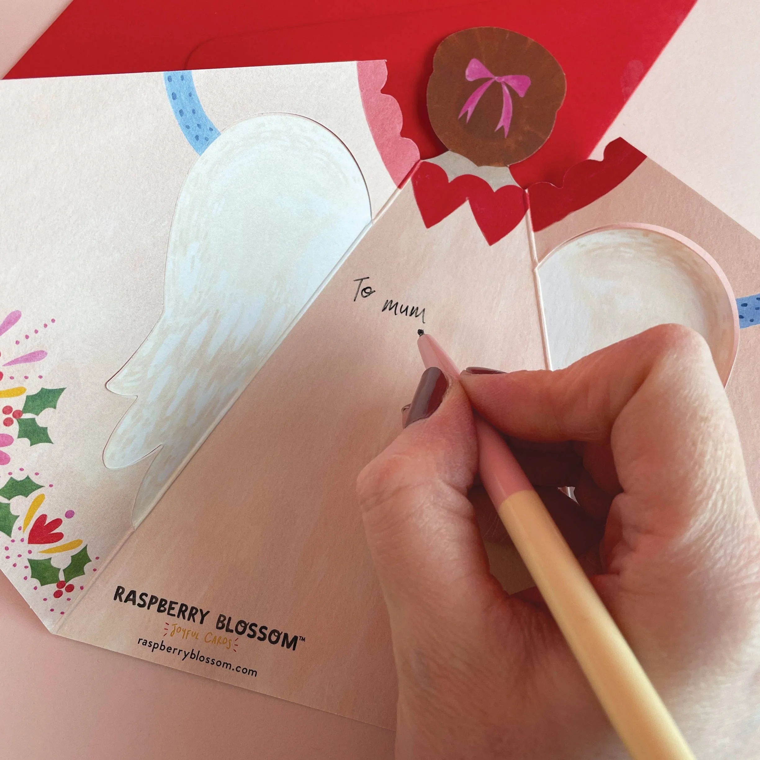 '3D Fold out Angel' Christmas card