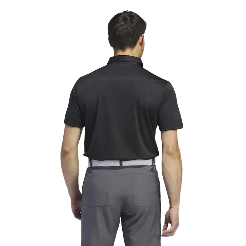 Adidas Core Chest Stripe Polo Shirt - Black
