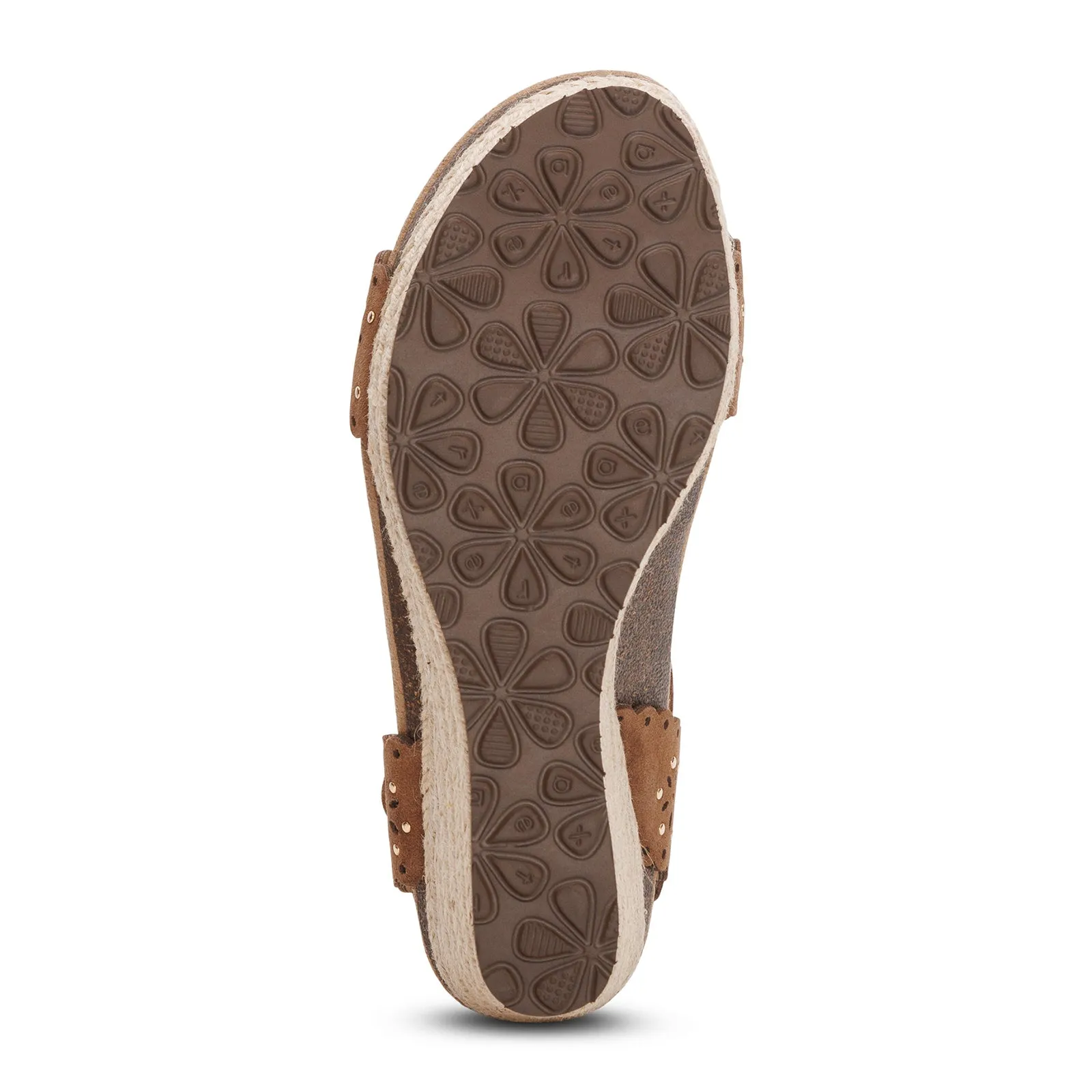 Aetrex Sydney Wedge Sandal (Women) - Scotch Cutout