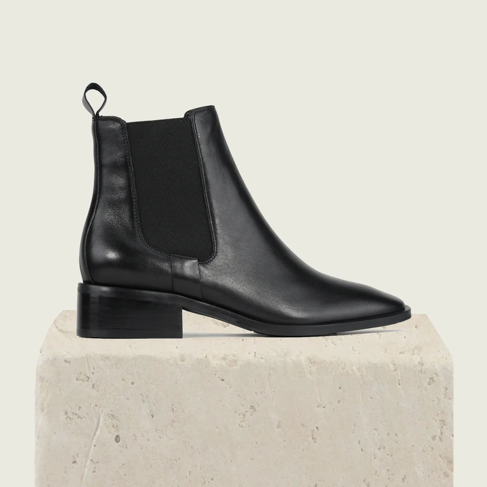 ALEKS LEATHER SUEDE ANKLE BOOTS
