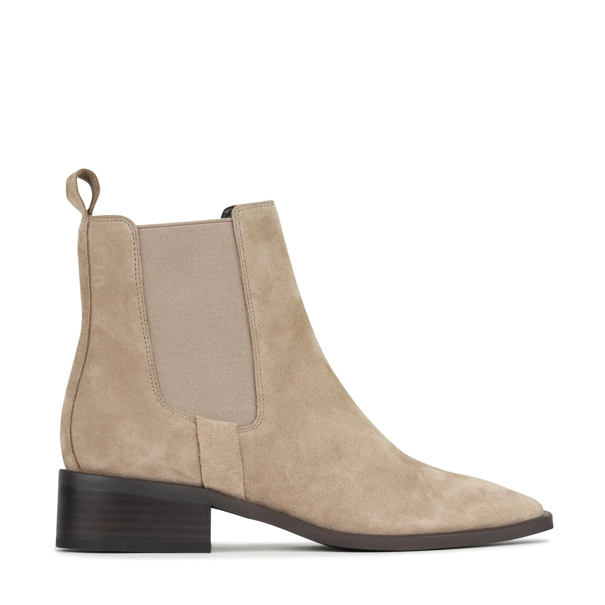 ALEKS LEATHER SUEDE ANKLE BOOTS