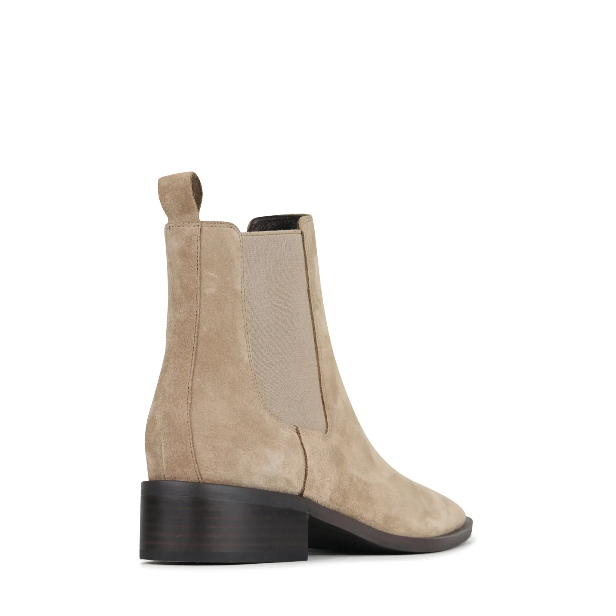 ALEKS LEATHER SUEDE ANKLE BOOTS