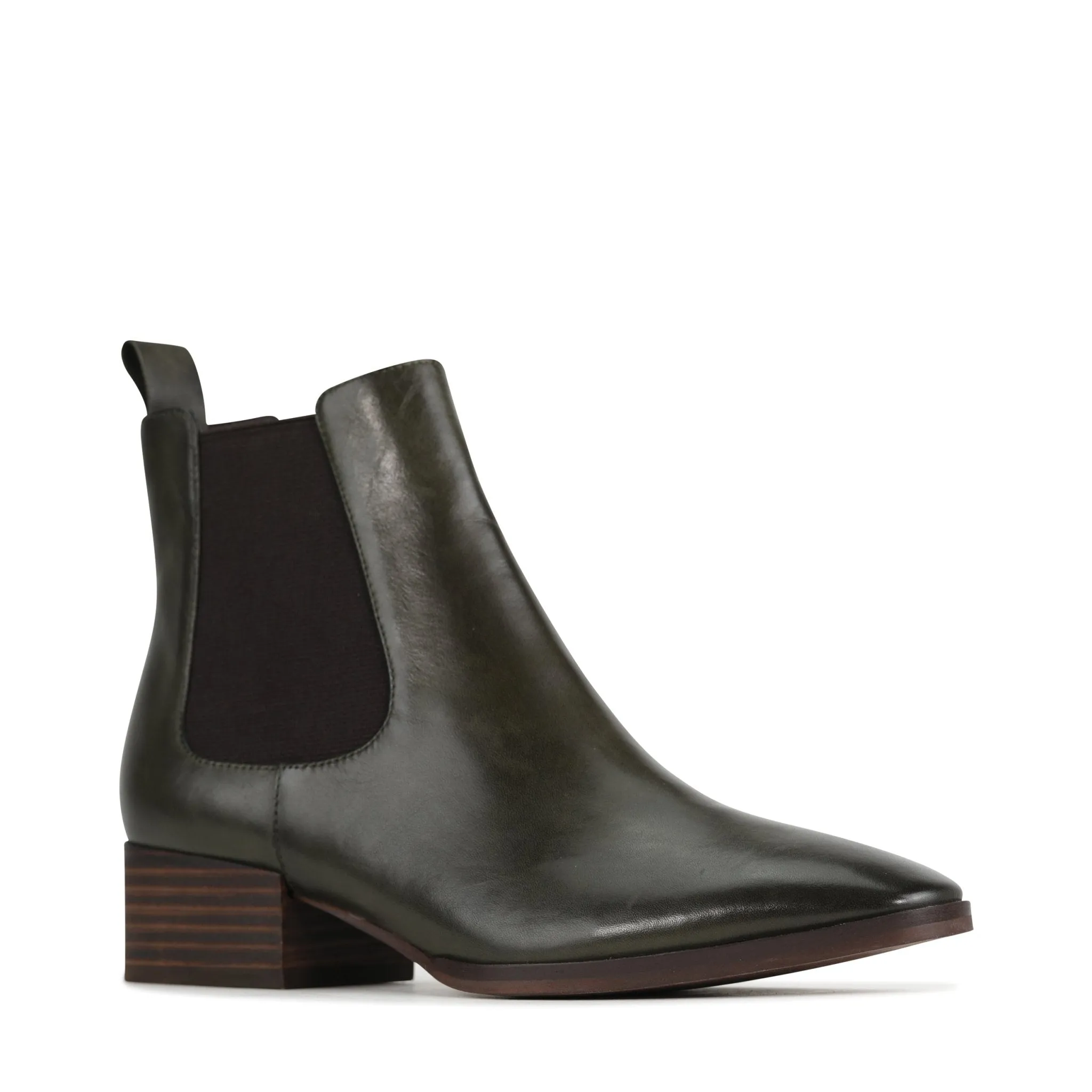 ALEKS LEATHER SUEDE ANKLE BOOTS