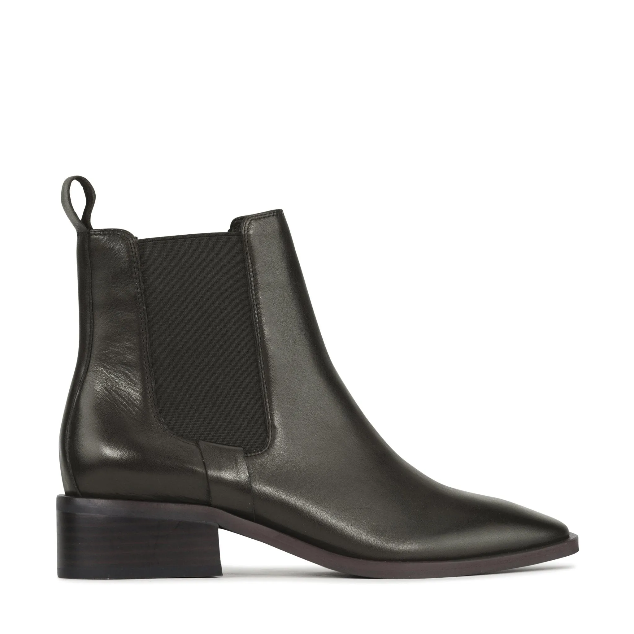 ALEKS LEATHER SUEDE ANKLE BOOTS