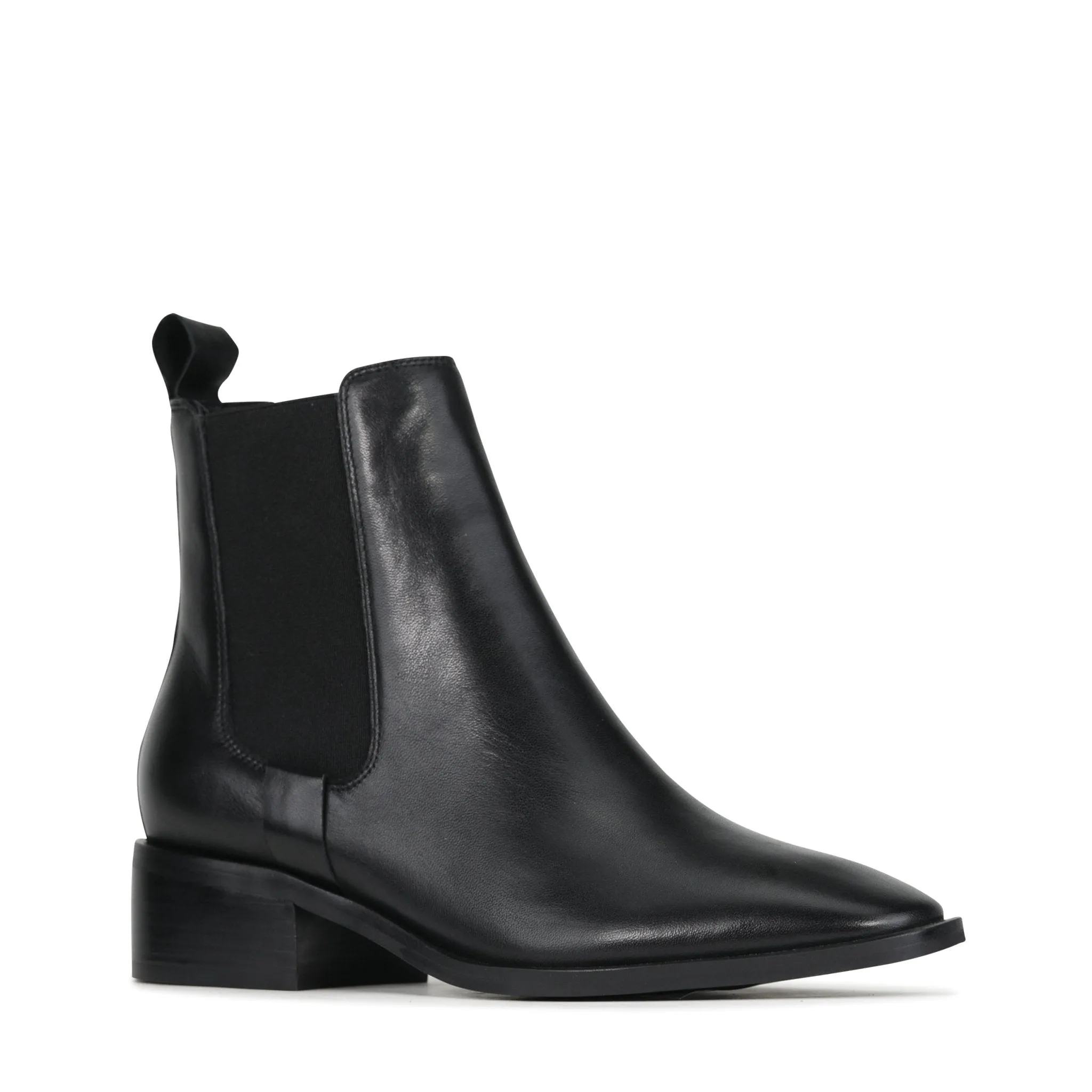 ALEKS LEATHER SUEDE ANKLE BOOTS