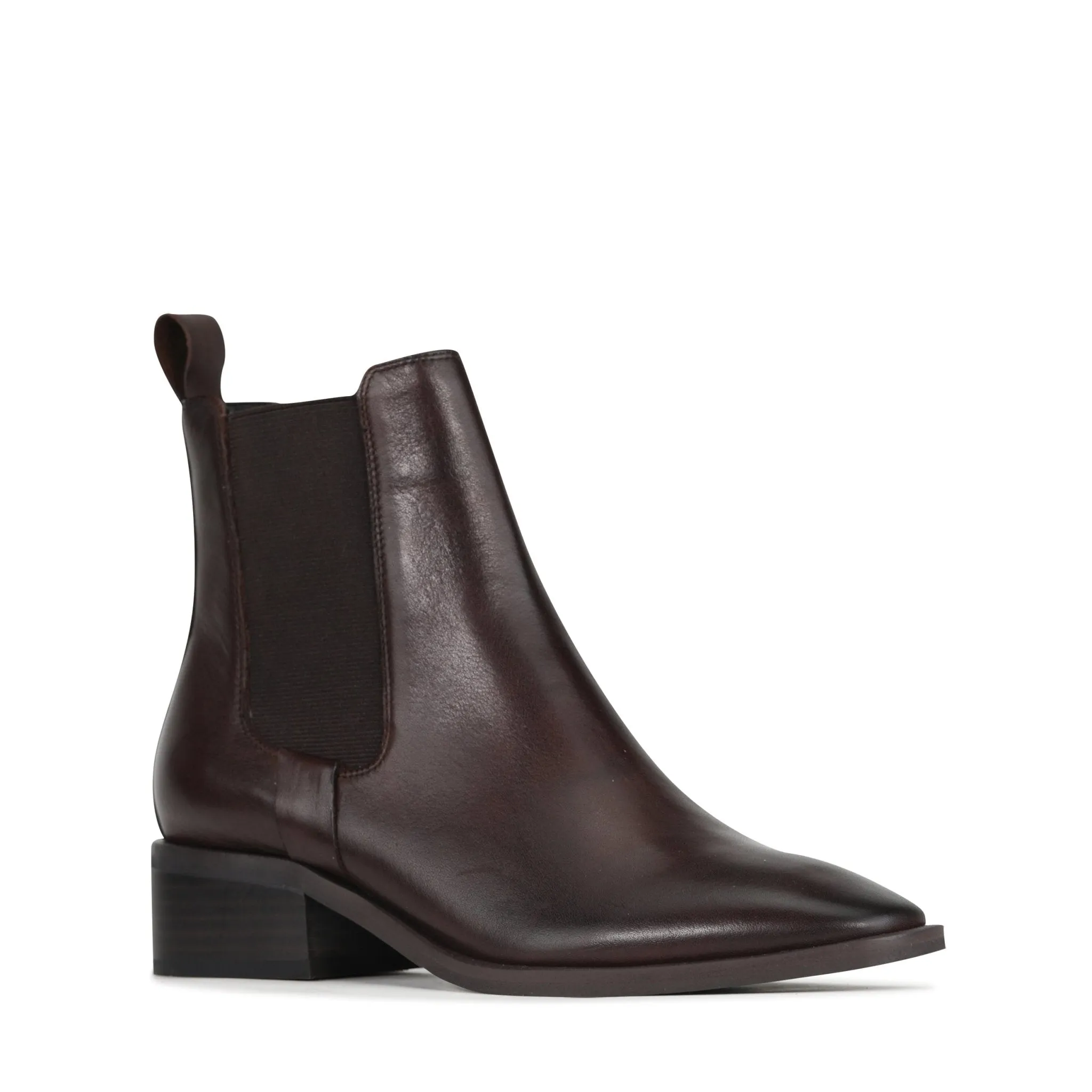 ALEKS LEATHER SUEDE ANKLE BOOTS