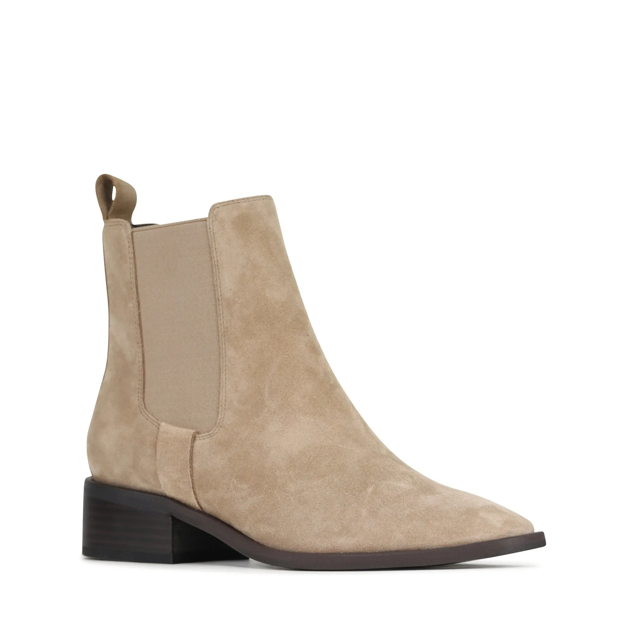 ALEKS LEATHER SUEDE ANKLE BOOTS