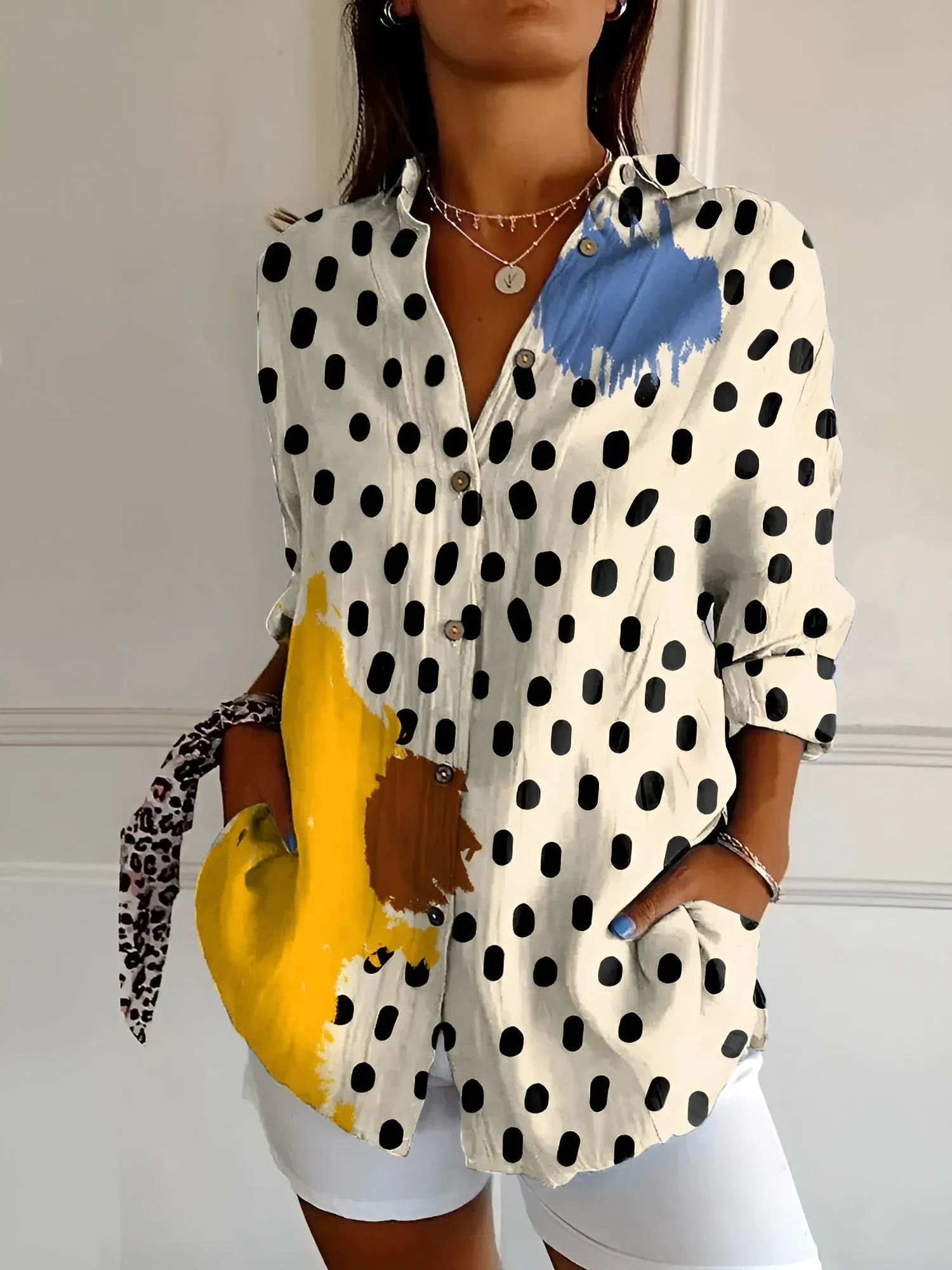 Amara - Floral Drift Blouse