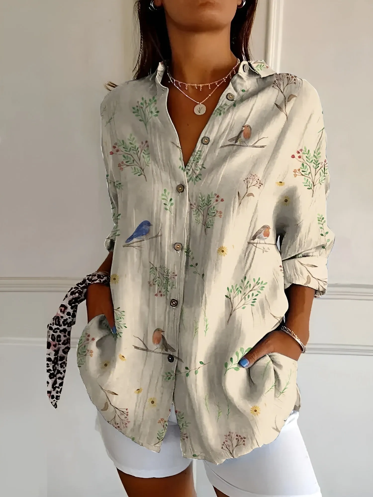 Amara - Floral Drift Blouse