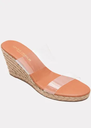 Andre Assous Anfisa Vinyl Raffia Wedge