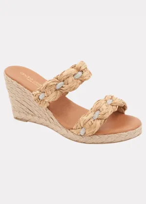 Andre Assous Nolita Crystal Espadrille Wedge