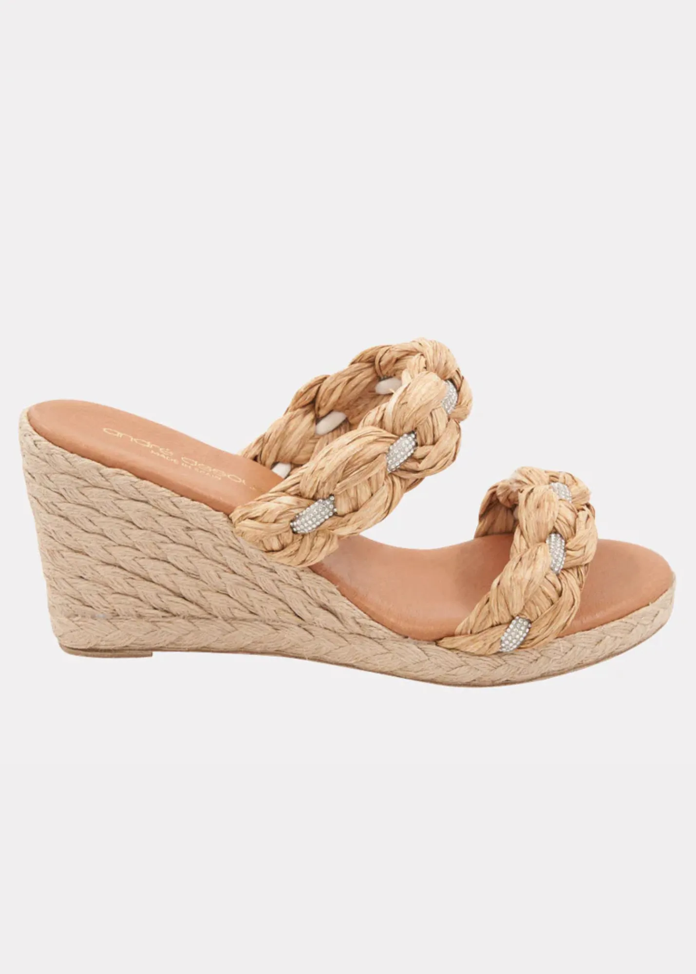 Andre Assous Nolita Crystal Espadrille Wedge