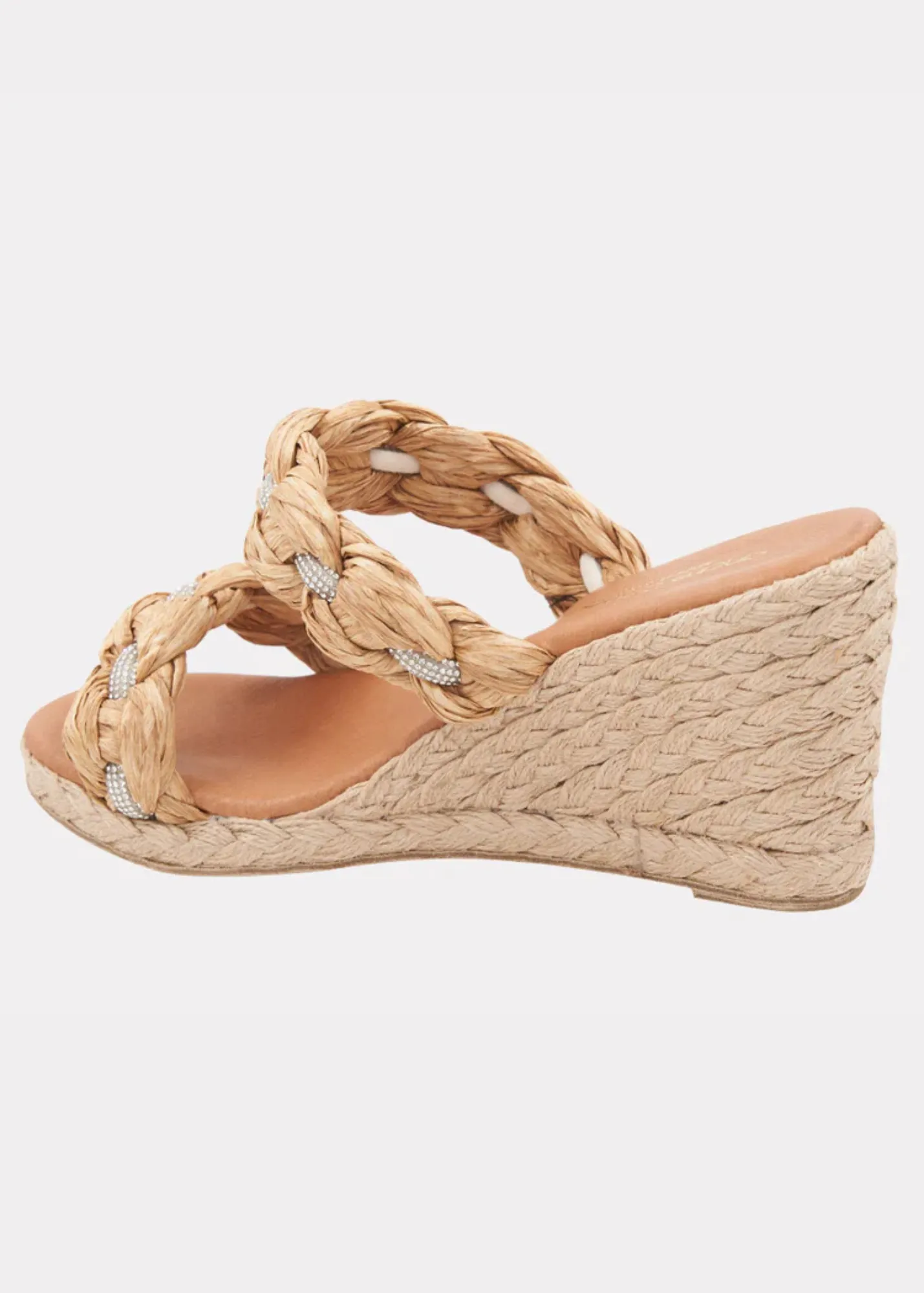 Andre Assous Nolita Crystal Espadrille Wedge