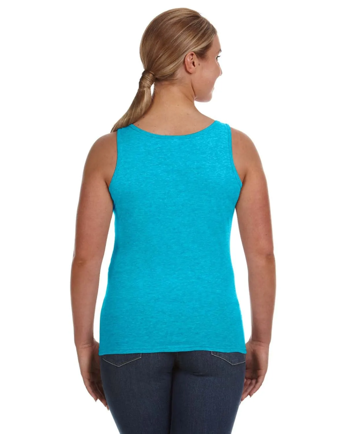 Anvil Ladies Lightweight Tank | Caribbean Blue
