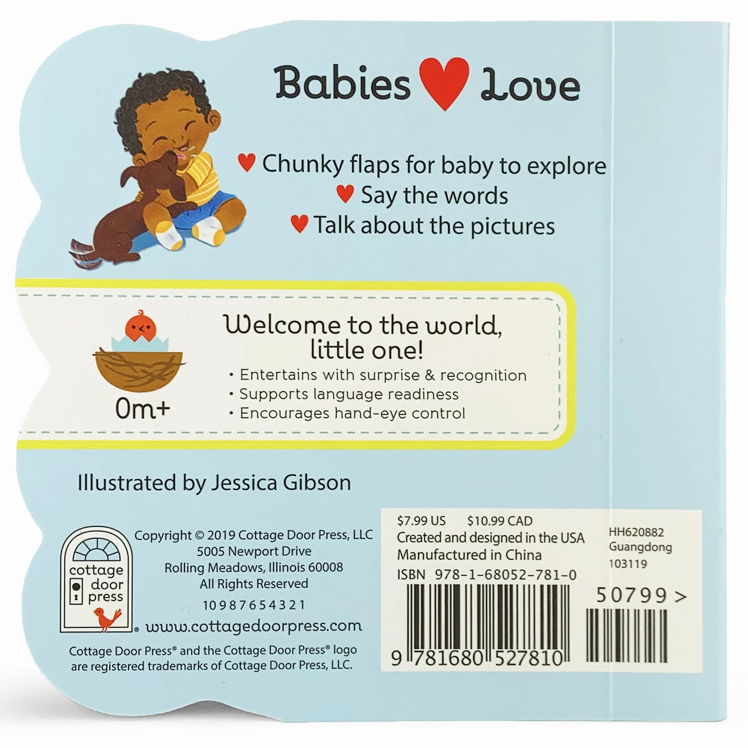 Babies Love Puppies Lift-a-Flap Book