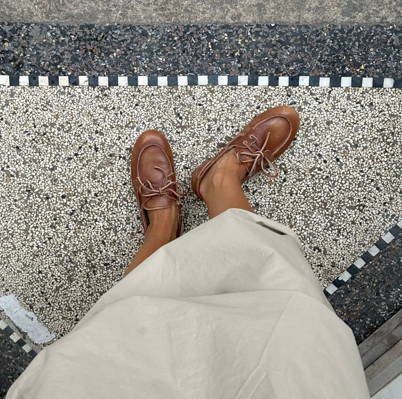 Ballerina Loafers - Brown - Marin Pavement