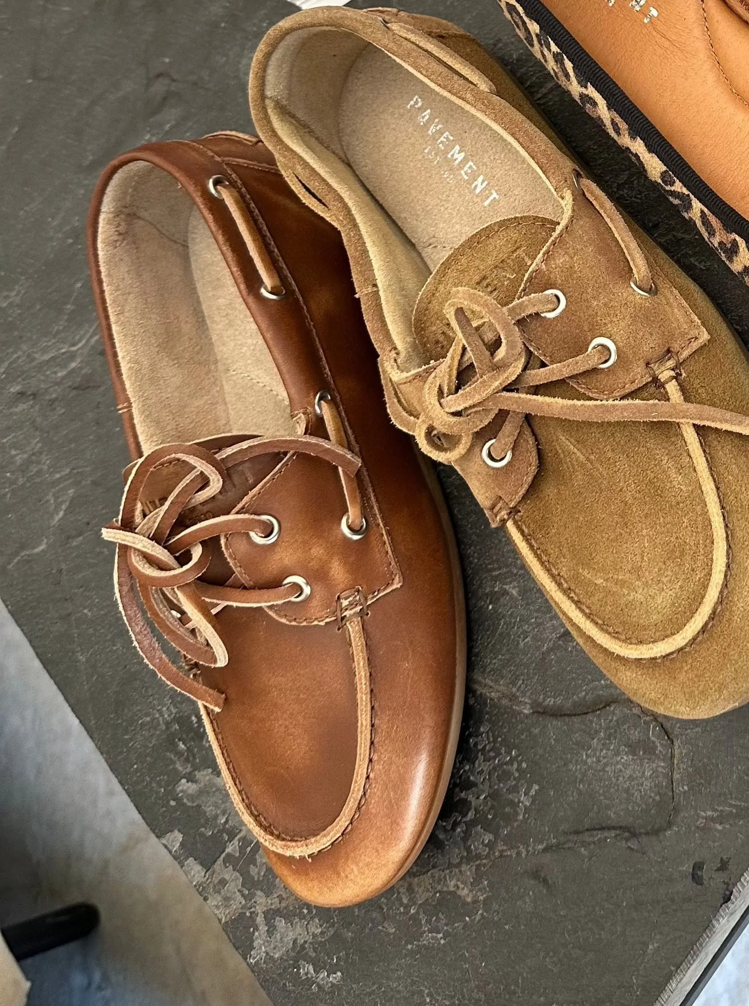 Ballerina Loafers - Brown - Marin Pavement