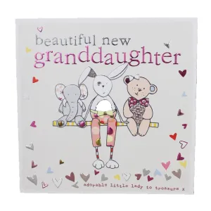 Beautiful New Granddaughter Card