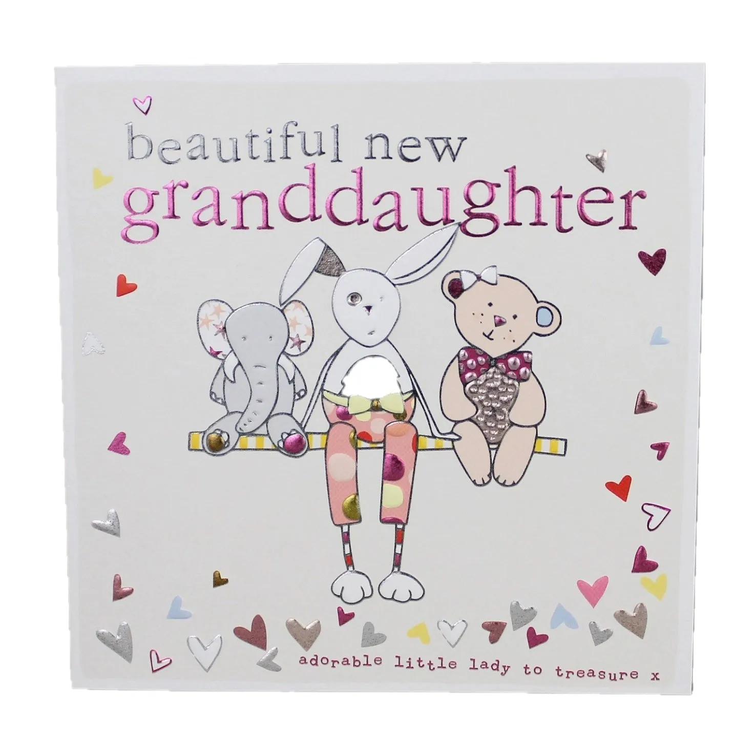 Beautiful New Granddaughter Card