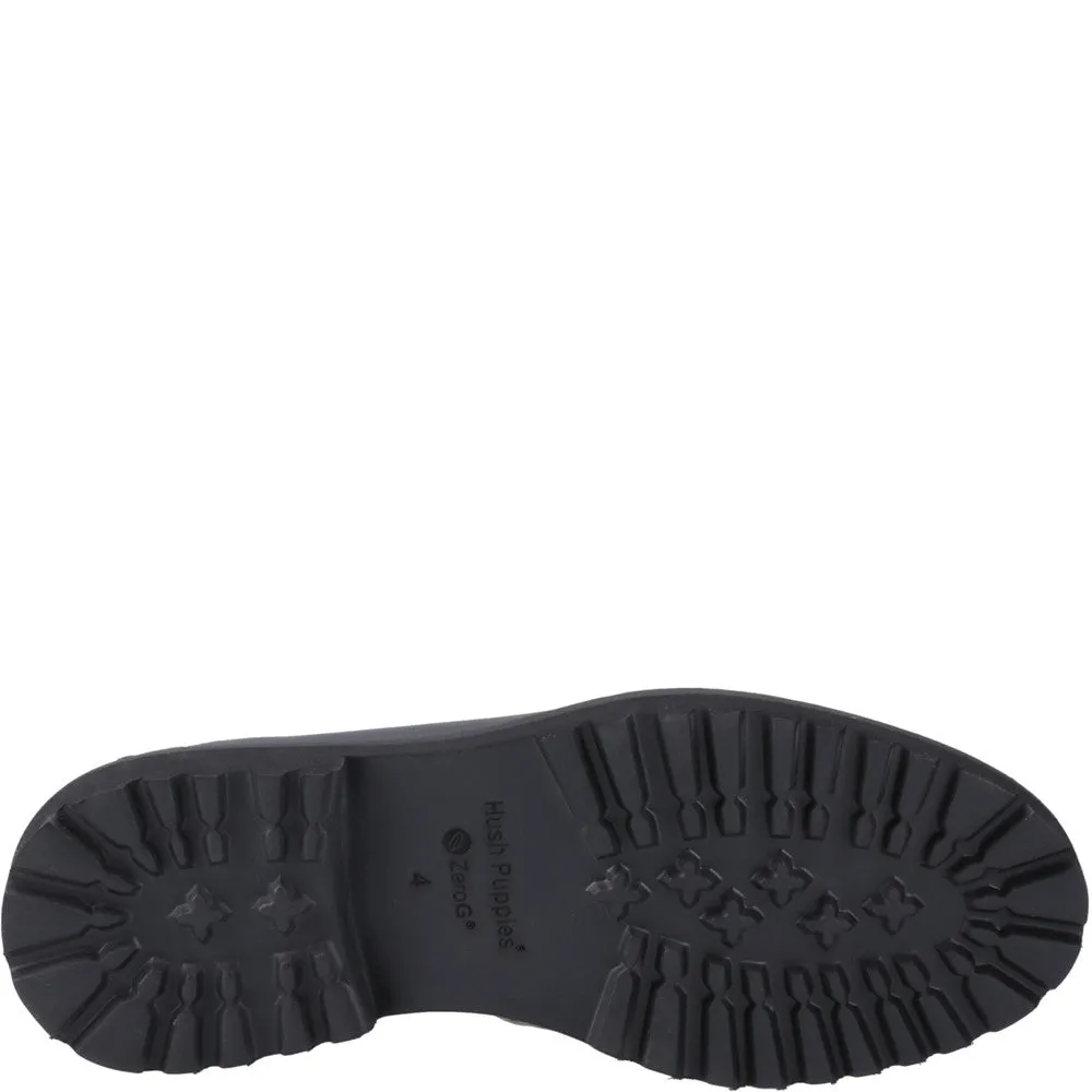 Black Grazia Loafer Senior School Shoes
