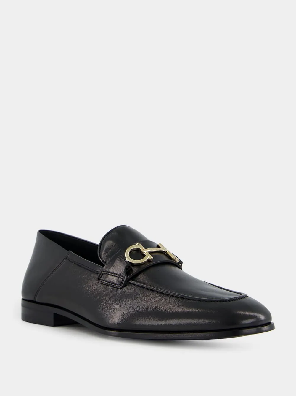 Black Moccasin Ornament Slip-On
