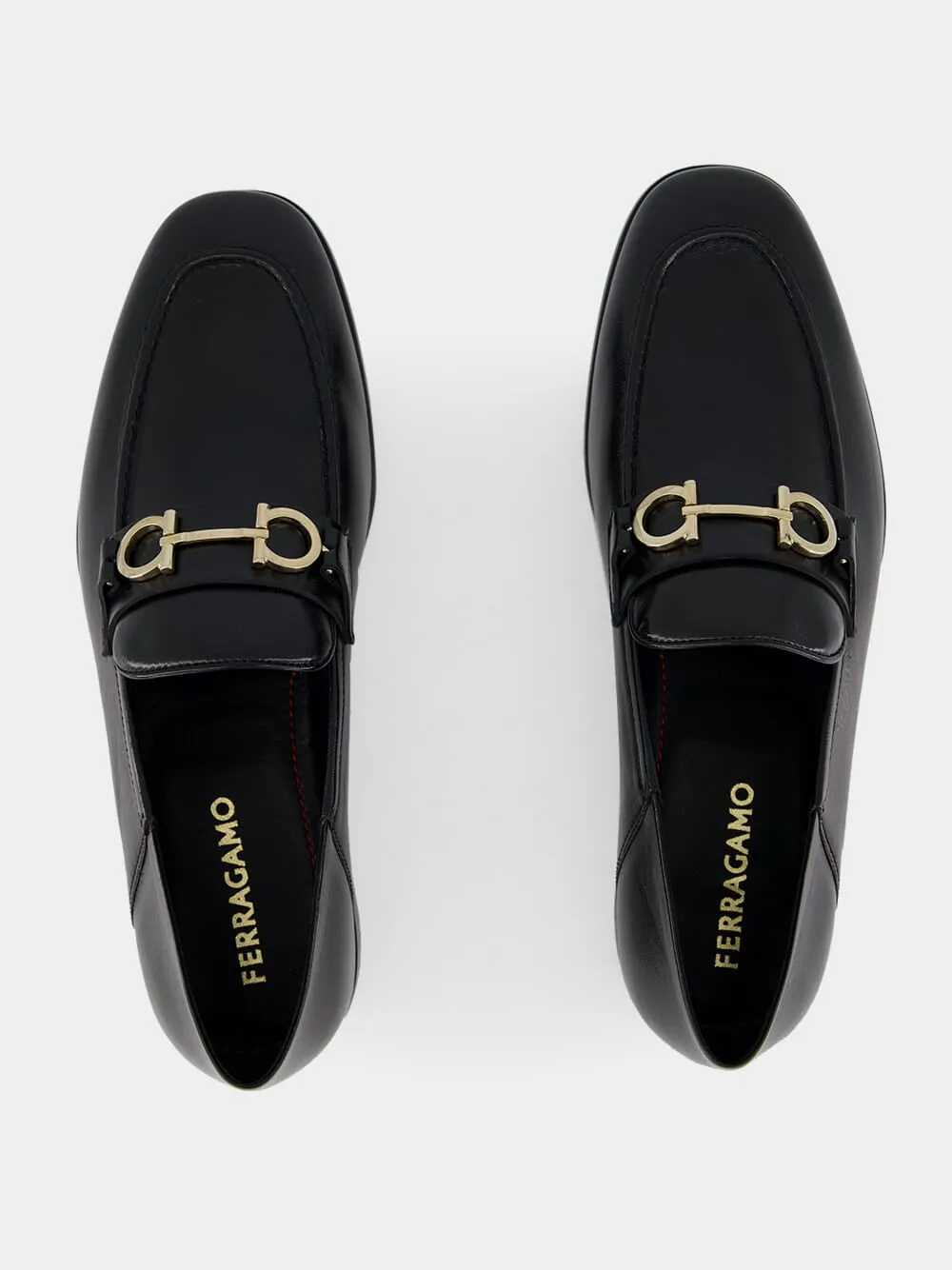 Black Moccasin Ornament Slip-On