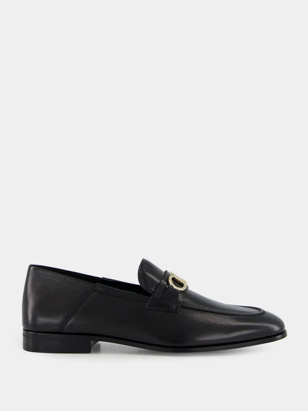Black Moccasin Ornament Slip-On
