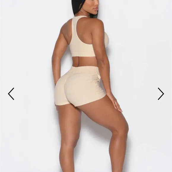 Bombshell Sportswear Cloud Comfort Shorts, Vanilla