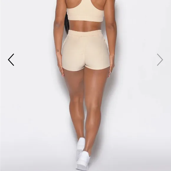 Bombshell Sportswear Cloud Comfort Shorts, Vanilla