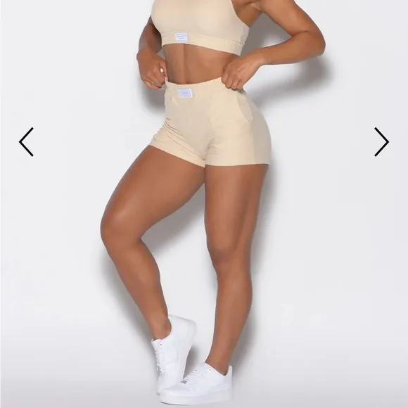 Bombshell Sportswear Cloud Comfort Shorts, Vanilla