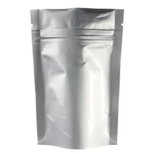 Both Side Silver Stand Up Pouch With Zip Lock