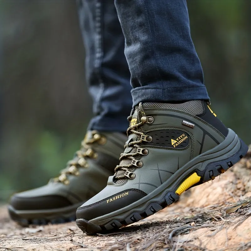 Bram - Zwartgele Trail-Boots
