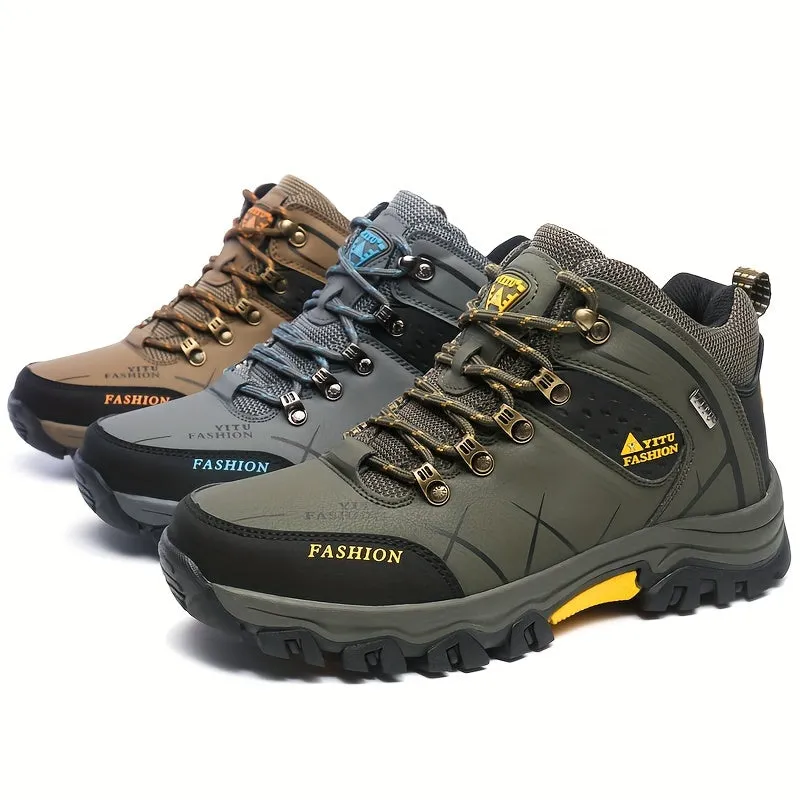 Bram - Zwartgele Trail-Boots