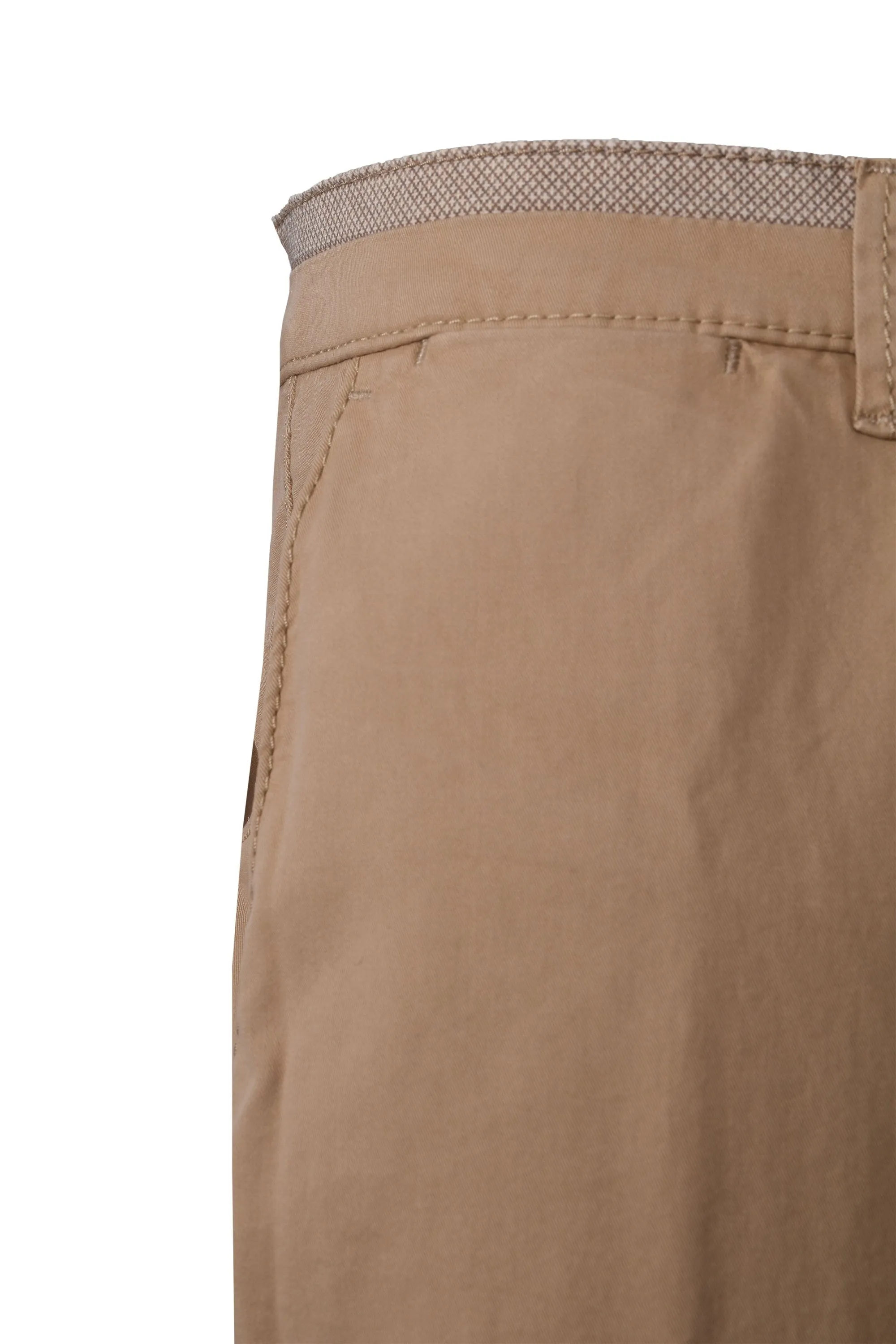 Brax Felix C Cotton Trouser Stone