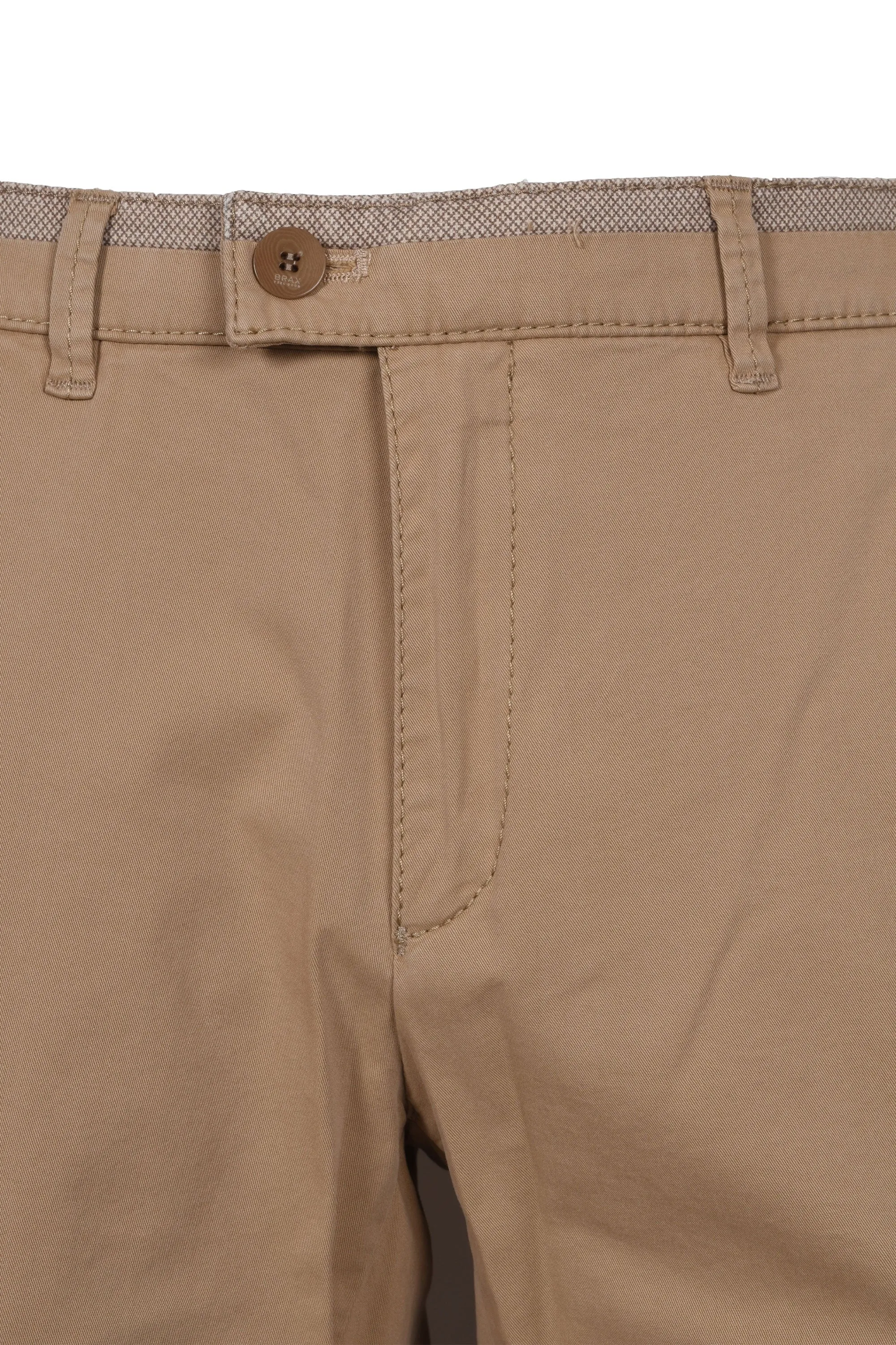 Brax Felix C Cotton Trouser Stone