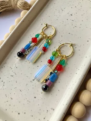 CHARM HOOPS | GOLD FILLED