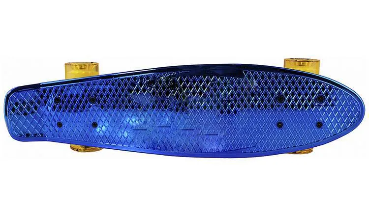 Chrome Skateboard Cruiser 22" (Blue)