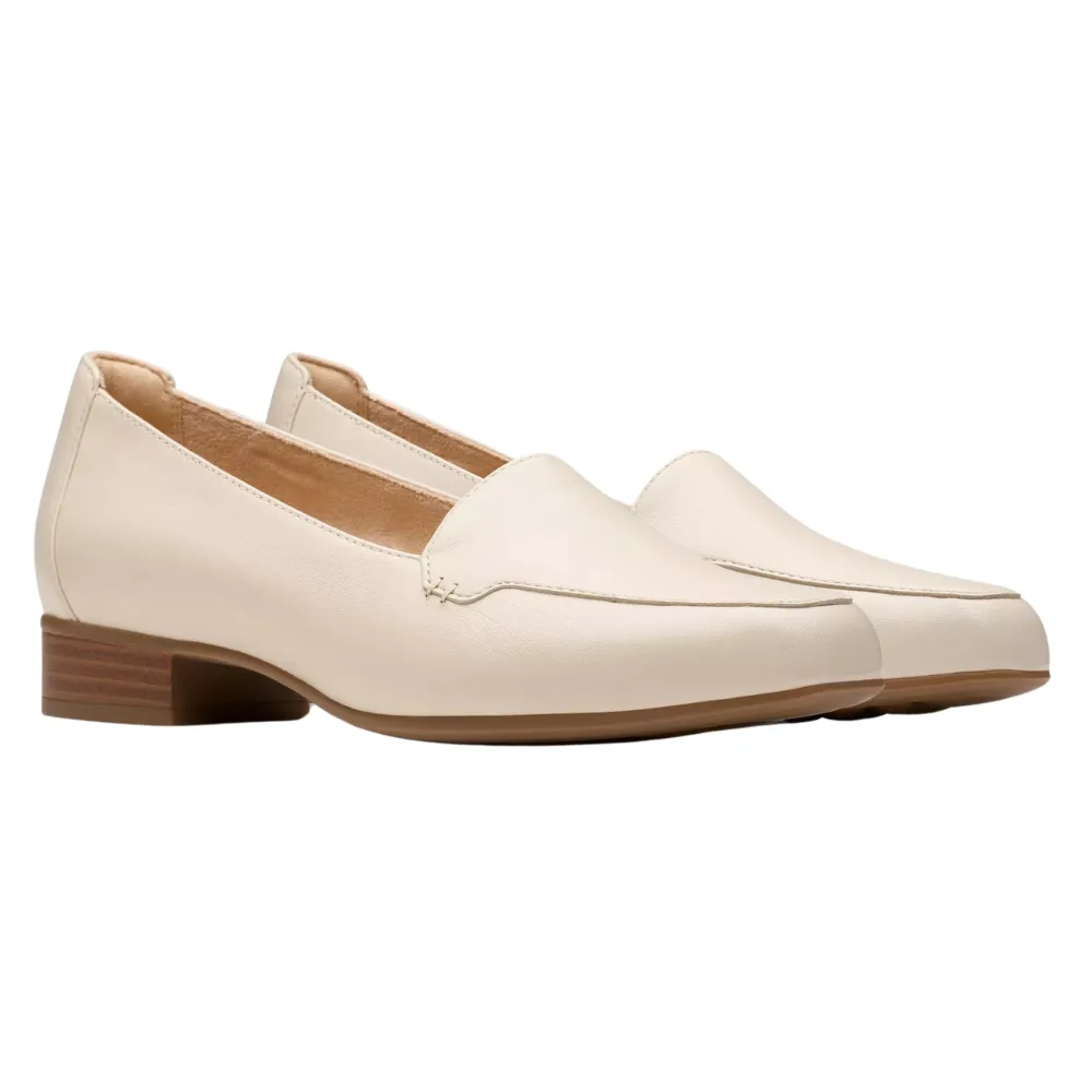 Clarks Krystine Lily Cream Leather Loafer (Women's)