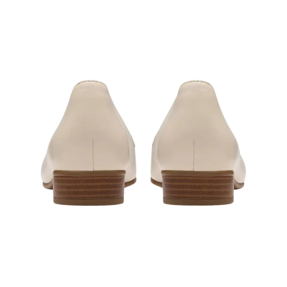 Clarks Krystine Lily Cream Leather Loafer (Women's)