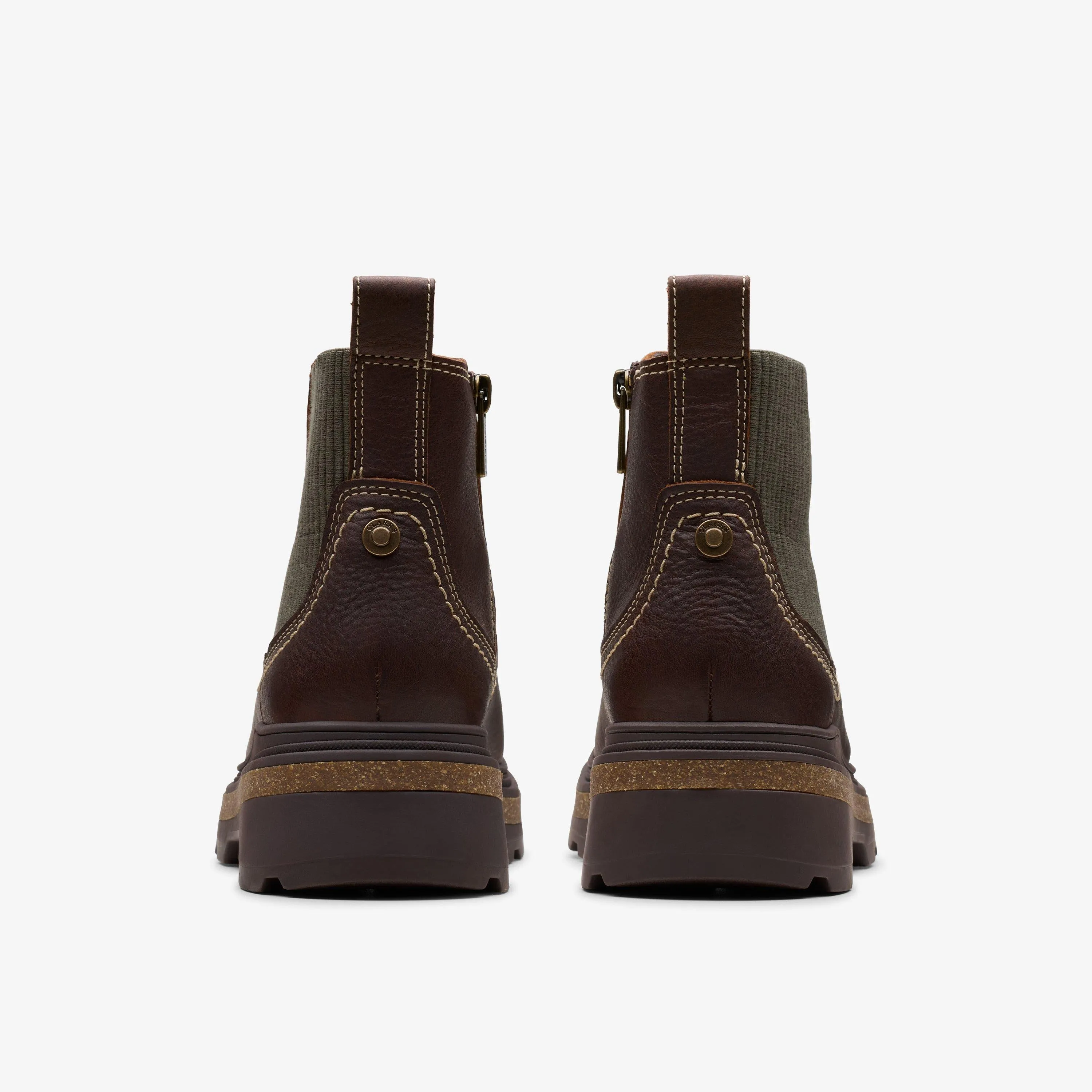 Clarks Women's HencroftStepWP Brown Leather 26179952