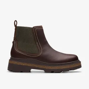 Clarks Women's HencroftStepWP Brown Leather 26179952