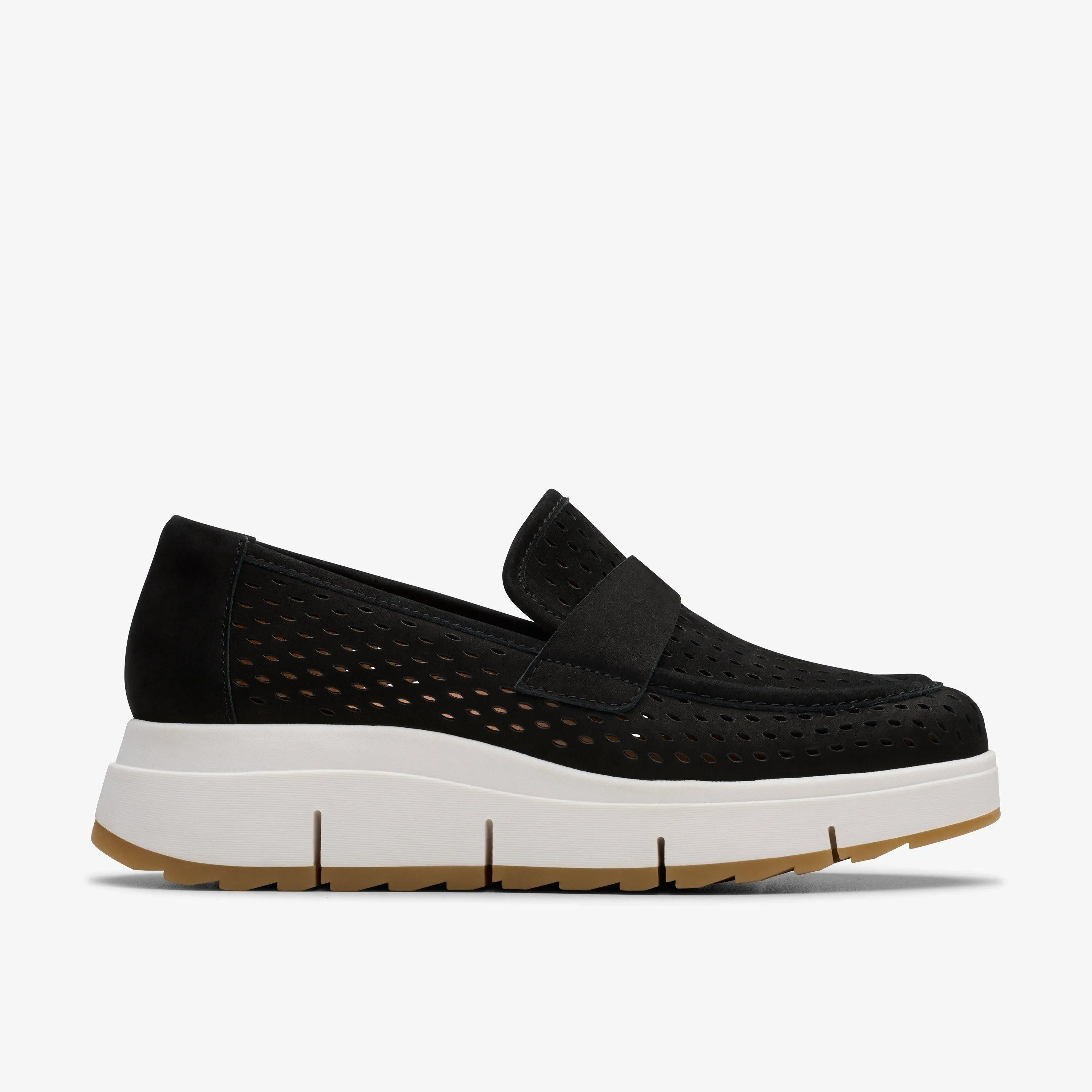 Clarks Women's Loriini Edge Black Nubuck 26181447
