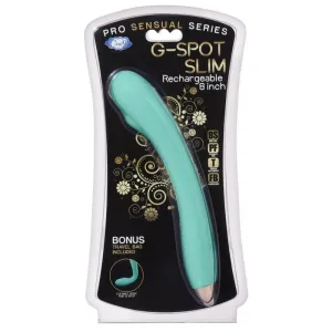 Cloud 9 Novelties G-Spot Slim 8 Inch Flexible Body Vibrator - Teal