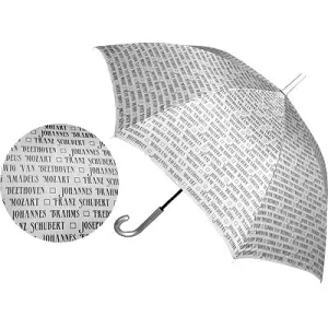 Composer Silver Auto Open Umbrella
