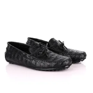 Croc Leather Stylus Black Drivers
