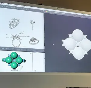 Custom Jewelry Design (Sketch CAD 3D Print)