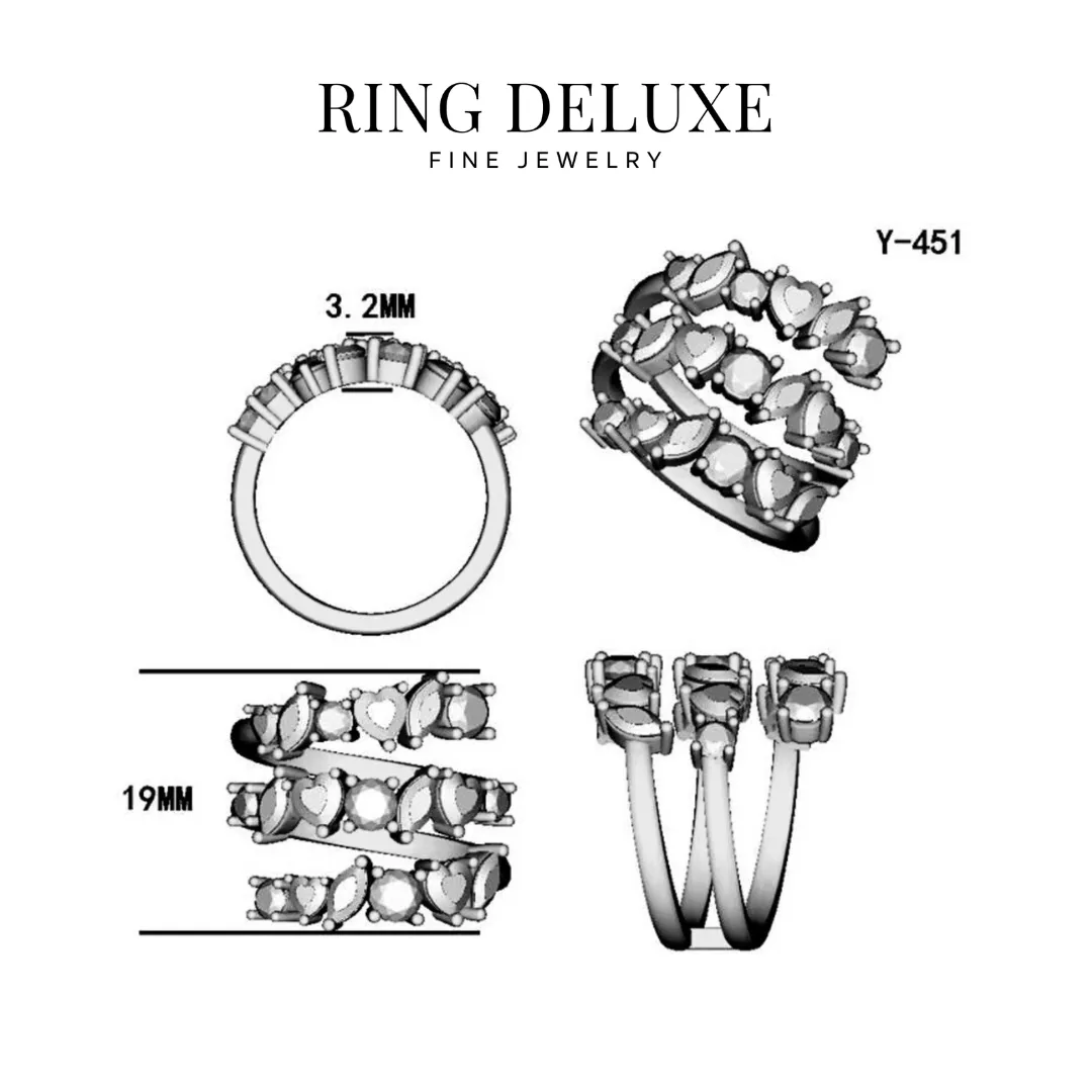 Custom Jewelry Design (Sketch CAD 3D Print)