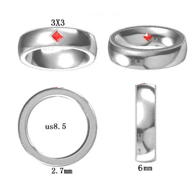 Custom Jewelry Design (Sketch CAD 3D Print)